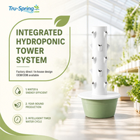 Pompe de circulation d'eau intelligente pour jardin domestique, nouveau système de tour hydroponique vertical à 5 niveaux Tru-Spring avec plastique anti-UV