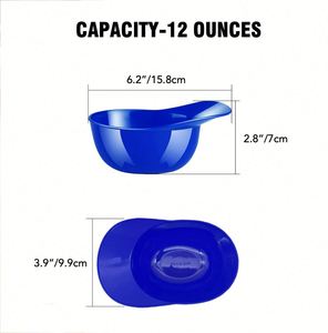 Bol à glace en plastique de 12 oz en forme de casque de baseball avec logo personnalisé, idéal pour les événements sportifs et les jeux - Product Image 2