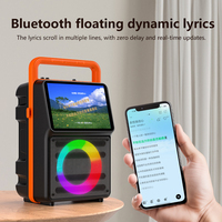 Enceinte de karaoké portable Android sans fil carrée d'extérieur avec écran pour système KTV domestique