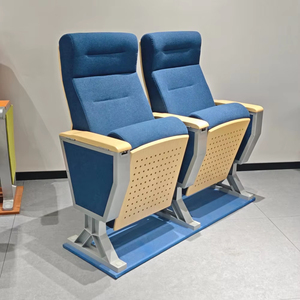 Chaise d'auditorium pliable deux places à une rangée, chaise d'auditorium pour église, prix des chaises d'auditorium - Product Image 1