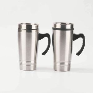 Modern Vacuum Insulated Travel Friendly Handle And Lid Stainless Steel Tumbler Water <b>Flask</b> Bottle Cup Production Bottles - Product Image 1