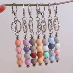 Expédition rapide : Barres de porte-clés à perler en métal vierges en gros pour artisanat, cadeaux DIY, kit de fabrication de bijoux avec perles en silicone, prêt à expédier (RTS) - Product Image 3