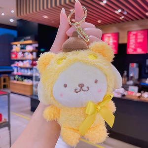 Kawaii Sa Nrio porte-clés peluche 5in mignon Anime peluche poupée pendentif cadeau doux Kromi mon <span class=keywords><strong>Melo</strong></span> Kitty jouets en peluche - Product Image 6