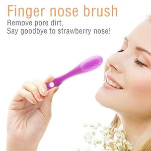 Soft Silicone <b>Face</b> <b>Scrubber</b> Finger Nose Cleansing Brush Manual Pore Cleansing Brush - Product Image 6