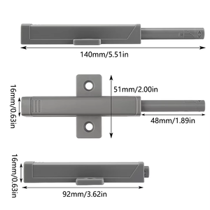 Loquet magnétique moderne réglable à fermeture douce pour tiroir, amortisseur tactile silencieux pour armoire de salle de bain - Product Image 2