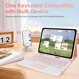 Custodia con Tastiera Touchpad per <span class=keywords><strong>iPad</strong></span> (A16) 11a Gen 2025 / 10a Gen 2022, <span class=keywords><strong>Cover</strong></span> Magnetica con Tastiera Multi-TouchPad e Porta Matita - Product Image 5