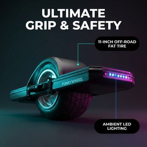 One Wheel 11 Inch 25KM/H Smart Self Balancing LED Lights Children Scooters Hoverboards for Adults - Product Image 4