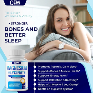 7 in 1 Kapsul Magnesium kompleks 1000mg Magnesium Glycinate Citrate Malate Taurate oksida Aspartate Orotate kapsul suplemen - Product Image 3