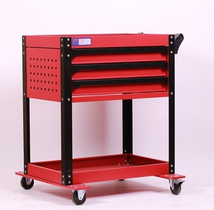 รถเข็นโลหะอเนกประสงค์แบบปรับแต่งได้รถเข็นใช้งานรถเข็นรถบรรทุกโลหะรองรับ OEM & OBM ทำจากเหล็กทนทาน - Product Image 4