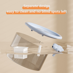 سعة كبيرة فائقة الهدوء أتوماتيكية Pet متينة نمط صلب PP شحن قط حر التدفق للمياه - Product Image 5