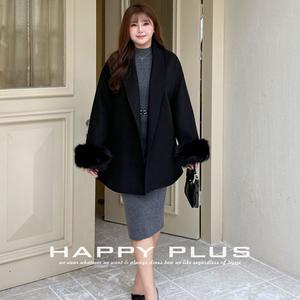 Robe en tricot ajustée à col montant, élégante et sophistiquée, taille plus, couleur unie gris foncé, manches longues, robe pour femmes - Product Image 2