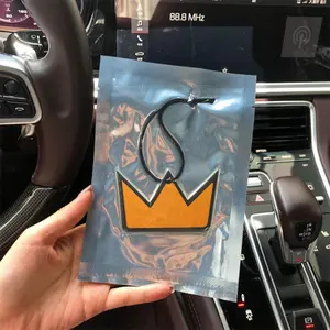 No Minimum OEM Hot Selling Custom Crown Shaped Hanging Car Air Freshener With Different Fragrance
