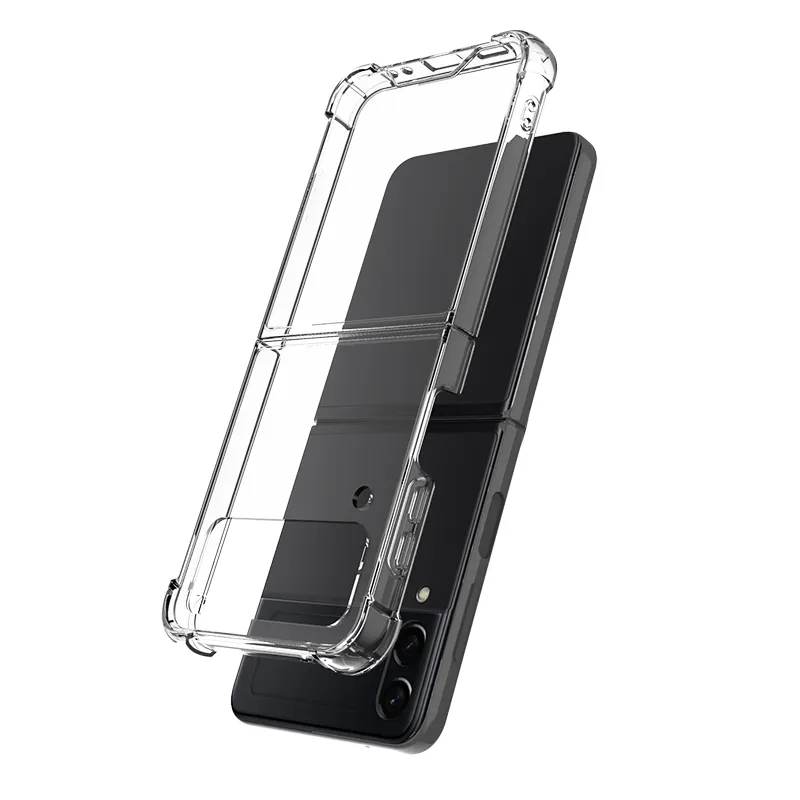 Capa magnética de carregamento para celular Samsung Galaxy Z Flip 4x5, capa magnética transparente para iphone 15