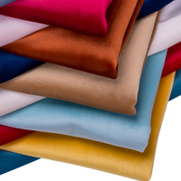 Tissu en velours doux au toucher pour boîte à montres, boîte à bijoux, boîte à cosmétiques, doublure, emballage, décoration, artisanat fait main