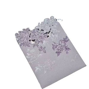 Tarjeta de Lujo Personalizada con Impresión Tipográfica, Invitaciones de Boda de Alta Gama, Tarjeta Postal con Texto en Relieve, Lista de Invitados, Menú, Papel de Arte - Product Image 1