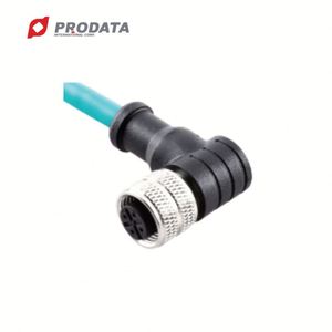Conector de cable impermeable de 90 grados M12 de 4 pines para aplicaciones de automóviles - Product Image 1
