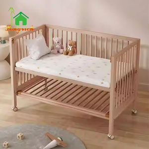 Lit de sieste Montessori en bois massif pour enfant, lit spécial bébé à empiler, berceau simple pour enfant - Product Image 3