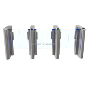 Tourniquets de sécurité à reconnaissance faciale pour contrôle d'accès, avec RFID et NFC, tourniquet rapide d'entrée, barrière pivotante pour salle de sport en acier inoxydable - Product Image 2