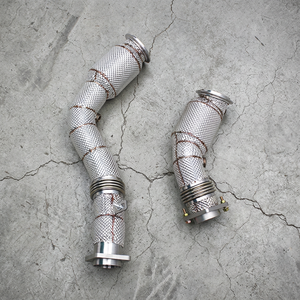 BOKSA Exhaust Downpipe for BMW M3/M4 F80/F82 S55 3.0T 2014-2019 Stainless Steel Pipe High Flow with 100/200/300/400 <b>Catalyst</b> - Product Image 1