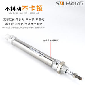 Cilindros Neumáticos Miniatura de Acero Inoxidable MA32/40-25/50/75/100/125/200/300-S-CA - Product Image 5