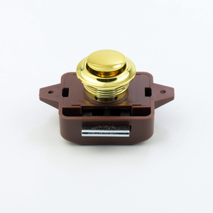 Cerradura de Botón de Aleación de Zinc+ABS, Grado ANSI 3, Cerradura Cilíndrica sin Llave, Pestillo para Muebles de Autocaravanas, Barcos y Caravanas - Product Image 4