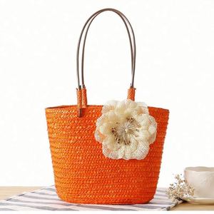 Bolso de Hombro de Playa Tejido para Mujer, Estilo Bohemio, con Panel Solar y USB, en Colores Variados, Venta al Por Mayor - Product Image 4