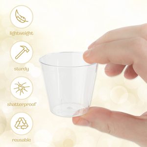 Gobelets en plastique dur avec couvercles Fabricants Vente en gros Gobelets à eau jetables en pp Gobelets en verre en plastique de 7 oz - Product Image 3