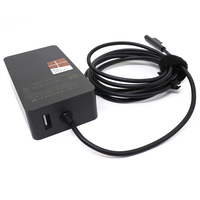 Chargeur en gros pour Microsoft Surface Pro 44W, compatible avec Surface Pro 8, 7, 6, 5, 4, X, Laptop Go, 15V 2.58A, 6 broches