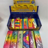 Mainan Anak Squishy Butter TPR Sensorik Lucu Pelangi Kawaii Grosir untuk Anak-anak