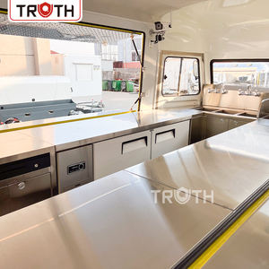 Chariots alimentaires personnalisés et remorques de camions à nourriture commerciaux entièrement équipés, remorques électriques mobiles économiques pour la vente de hot-dogs - Product Image 5