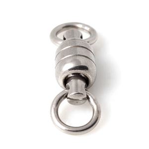 Connecteur pivotant de pêche en haute <span class=keywords><strong>mer</strong></span>, pièces, roulement à billes en acier inoxydable, avec anneau solide soudage - Product Image 3