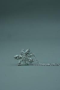 Collar de diamantes cultivados en laboratorio chapado en oro IGI certificado corte Marquesa oro rosa opciones de plata joyería de moda para mujer para - Product Image 2