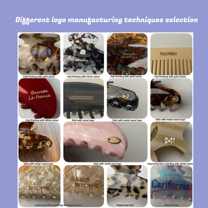 <span class=keywords><strong>Ume</strong></span> - Pinza de Pelo con Forma de Mapa, Hecha a Mano, Ecológica, de Acetato, para Niñas, Estilo Keffieyeh, para el Día de San Valentín - Product Image 4