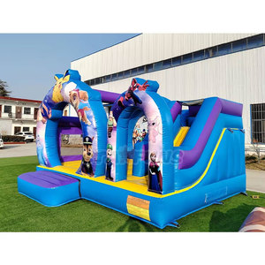 Castillo Inflable con Tobogán a Precio de Fábrica, Castillo Inflable de Dibujos Animados para Niños al Aire Libre, Combo de Castillo Inflable para Fiestas de Alquiler - Product Image 3