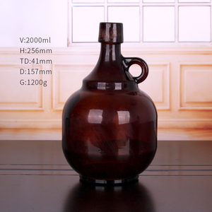 1L 2L Amber Brewing Bottle Swing Top Homemade Beer Bottle Air-tight sealed <strong>Wine</strong> Glass <strong>Container</strong> - Product Image 5