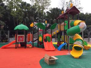 Trượt nhựa ngoài trời trẻ em sân chơi ngoài trời trái cây thiên nhiên theo chủ đề trường học chăm sóc ban ngày trẻ em khu vườn nhỏ thiết bị giải trí - Product Image 4