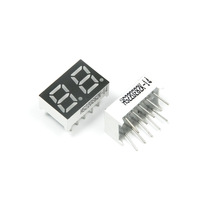Tube numérique LED rouge à cathode commune de 0,28 pouce à 2 chiffres, lumière rouge, anode commune 2821, non standard, fourni par le fabricant