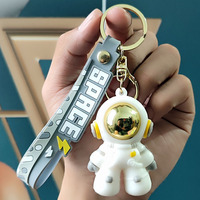 Ours éclair 3D en ABS et acier inoxydable, motif astronaute robot, personnalisé sur mesure, haute qualité, tendance mode, impression typographique