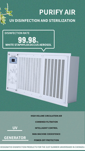 Purificateur d'air UV à affichage numérique BIBO, filtre de qualité médicale, pour hôpital, maison, hôtel, école, surveillance de l'air intérieur, lampe UV, purificateur d'air - Product Image 5