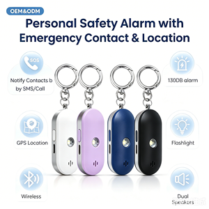 <span class=keywords><strong>Alarm</strong></span> Keamanan Pribadi 130dB SOS Gantungan Kunci Pertahanan Diri Perangkat Keamanan Darurat untuk Wanita Anak-anak Berjalan Berlari Perjalanan Kampus - Product Image 1