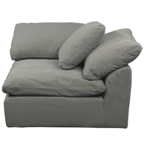 โซฟาแบบแบ่งส่วน6ชิ้นสีเทาพัฟฟ์ดีไซน์ใหม่ - Product Image 4