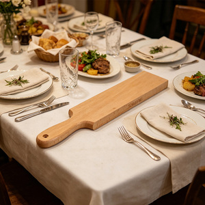 Tagliere in Legno Personalizzabile e Resistente con Manico, Tagliere Riutilizzabile Multiuso per Frutta, Pane e Formaggi - Product Image 6