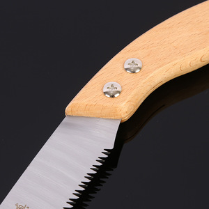 Makoto Kubo Pruning Saw 270mm Wooden Handle High Carbon Steel Double Pine Manual Garden Tool - Product Image 1