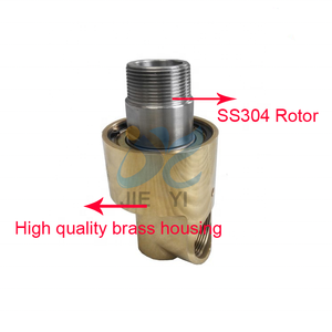 Khớp nối xoay thủy lực tốc độ cao UHM32 Mono Flow, kết nối ren NPT, vỏ đồng, dùng cho dầu thủy lực và nước - Product Image 3