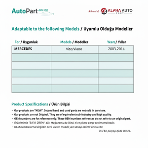 Enrouleur de lève-vitre pour Mercedes Vito,Viano - Product Image 1