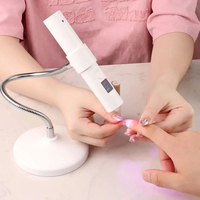 Rechargeable Mini UV LED Touch Nail Lamp Jelly Nail Lamp avec Flash Curing Gel X Extension Light Private Label Wireless
