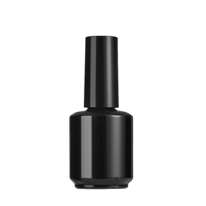 Luxury Custom Empty Rectangle Frosted Small 10ml 12ml 15ml Glass UV Gel Nail Polish Oil Square <b>Bottle</b> Packaging Container <b>Brush</b> - Product Image 5