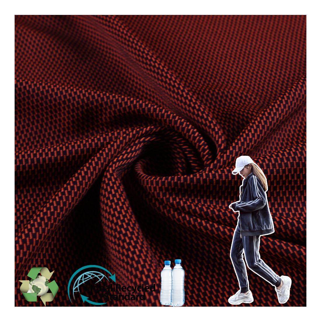 Сетчатая Ткань «птичий глаз» из 100 полиэстера для спорта