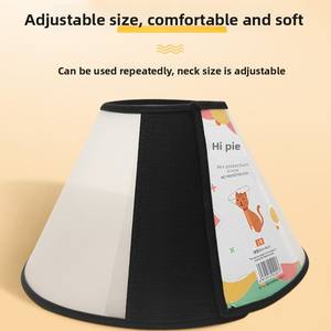 थोक पारदर्शी समायोज्य पालतू स्वास्थ्य वसूली कॉलर एंटी-लिक पालतू कुत्ते बिल्ली कॉलर नरम एलिज़ाबेथ शंकु प्लास्टिक पालतू - Product Image 4