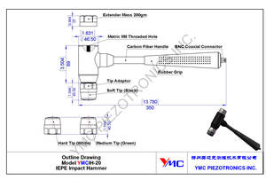 Marteau à impulsion passionnant modal de <span class=keywords><strong>test</strong></span> modal 20000N YMCIH-20 de marteau modal - Product Image 6